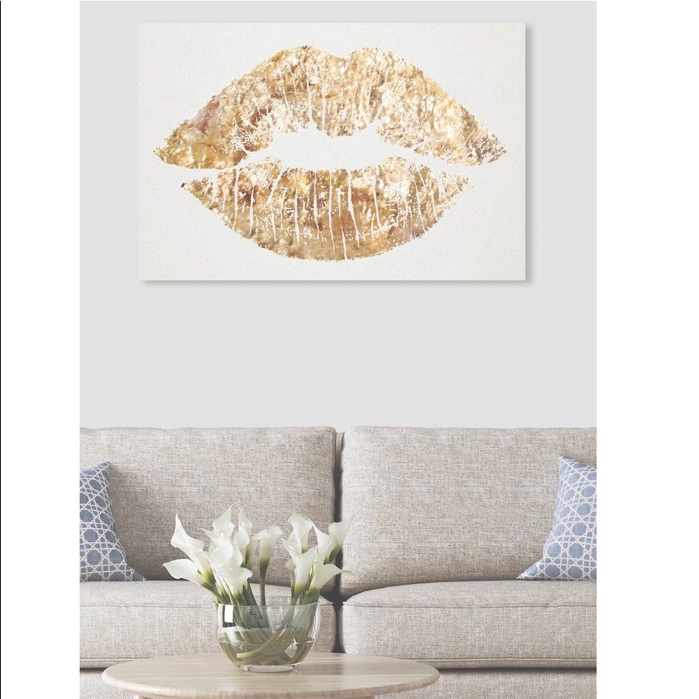 Solid Kiss Canvas Art by Oliver Gal Gallery